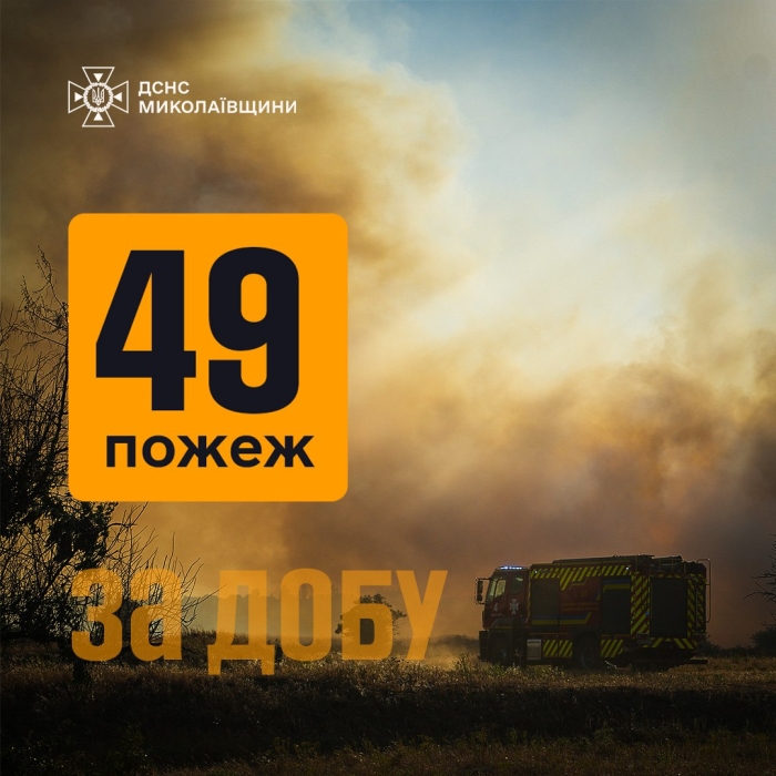 За сутки в Николаевской области 43 пожара За сутки в Николаевской области 43 пожара