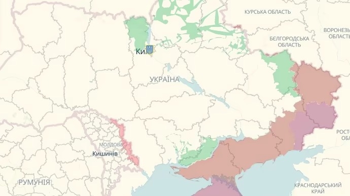 За понад тисячу днів росіяни окупували менше 1% території України За понад тисячу днів росіяни окупували менше 1% території України