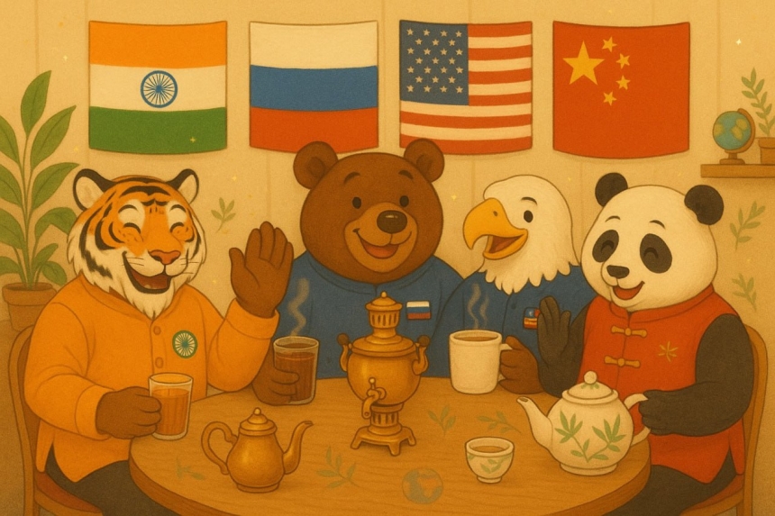 В Кремле намекнули на союз Китая, России, Индии и США В Кремле намекнули на союз Китая, России, Индии и США