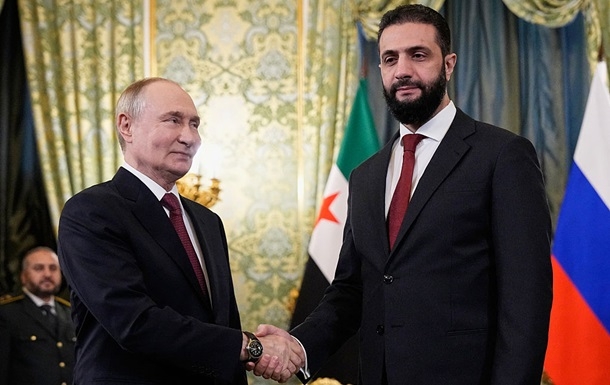 Путин пообещал поддержку новому лидеру Сирии Путин пообещал поддержку новому лидеру Сирии