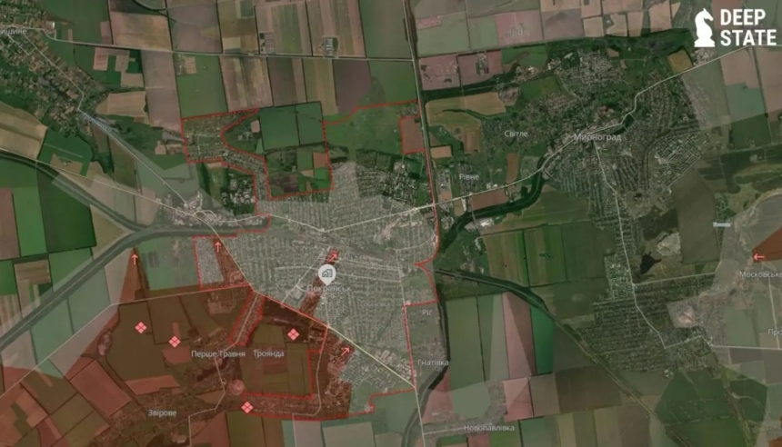 В Покровске критическая ситуация: россияне закрепляются на окраинах, - DeepState В Покровске критическая ситуация: россияне закрепляются на окраинах, - DeepState