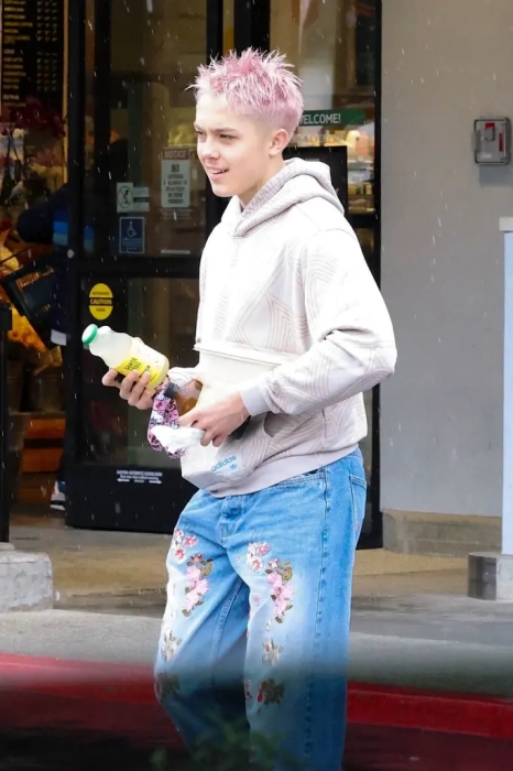 Син Анджеліни Джолі здивував новою яскравою зачіскою Син Анджеліни Джолі здивував новою яскравою зачіскою