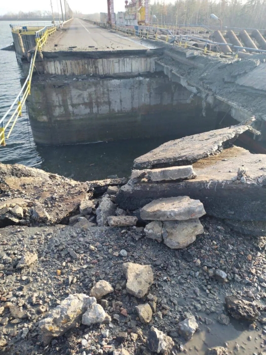 Як виглядає зараз Печенізька гребля, пошкоджена ракетним ударом (фото) Як виглядає зараз Печенізька гребля, пошкоджена ракетним ударом (фото)