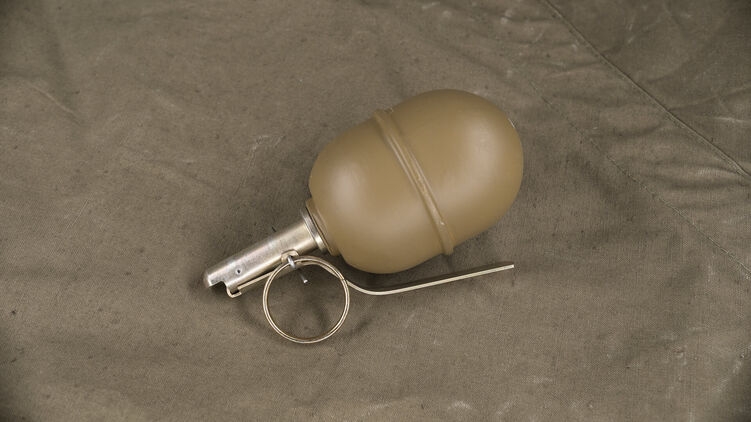 Страйкбольную гранату бросили в военкомов и полицию (видео) Страйкбольную гранату бросили в военкомов и полицию (видео)