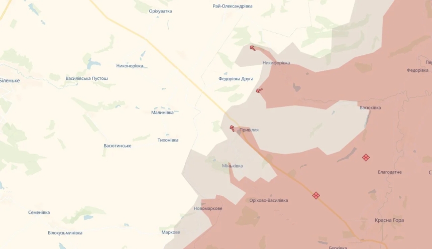 Російські війська просунулися на Донеччині, — DeepState Російські війська просунулися на Донеччині, — DeepState