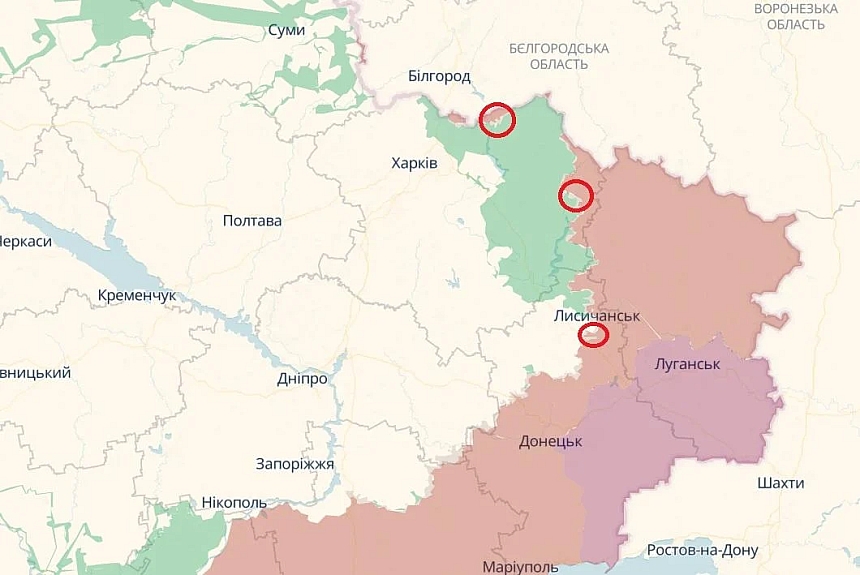 Російські війська просунулися на трьох ділянках фронту, — DeepState Російські війська просунулися на трьох ділянках фронту, — DeepState