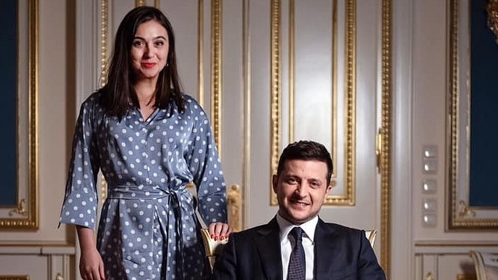 Юлия Мендель и Владимир Зеленский Юлия Мендель и Владимир Зеленский