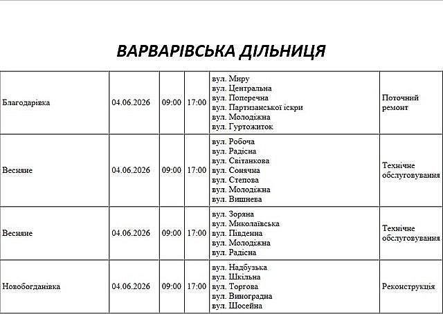 Где в Николаевской области 4 июня отключат свет: список адресов Где в Николаевской области 4 июня отключат свет: список адресов