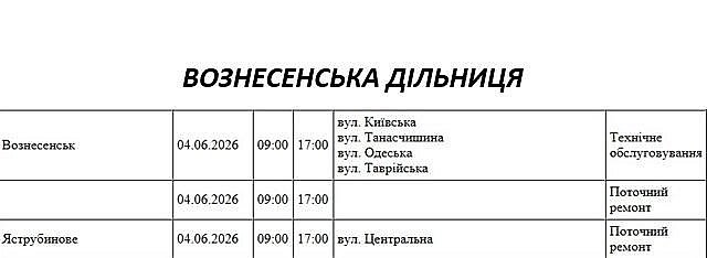 Где в Николаевской области 4 июня отключат свет: список адресов Где в Николаевской области 4 июня отключат свет: список адресов