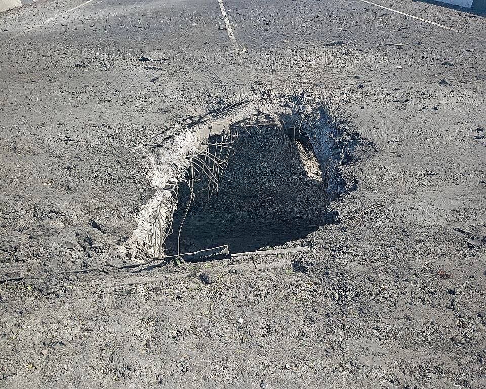 Після атаки БПЛА на кордоні Криму та Херсонщини пошкоджено міст Після атаки БПЛА на кордоні Криму та Херсонщини пошкоджено міст