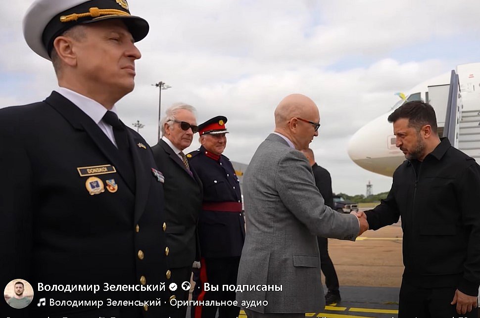 Зеленский прибыл в Лондон на переговоры с лидерами Британии, Франции и Германии Зеленский прибыл в Лондон на переговоры с лидерами Британии, Франции и Германии