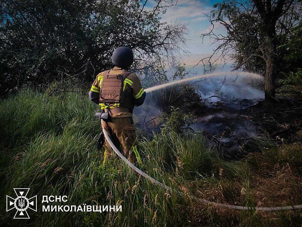 В Николаевской области горел жилой дом В Николаевской области горел жилой дом