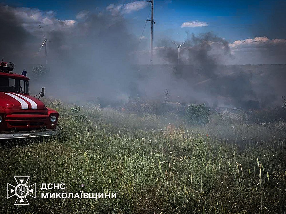 В Николаевской области горел жилой дом В Николаевской области горел жилой дом