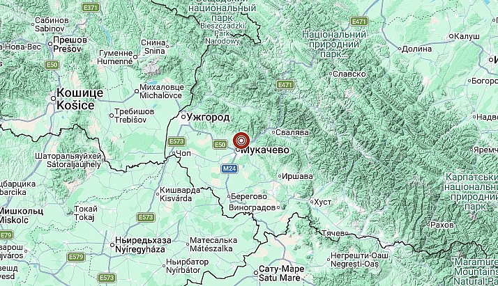 В Україні знову зафіксували землетрус. Фото: скріншот з сайту Головного центру спеціального контролю В Україні знову зафіксували землетрус. Фото: скріншот з сайту Головного центру спеціального контролю