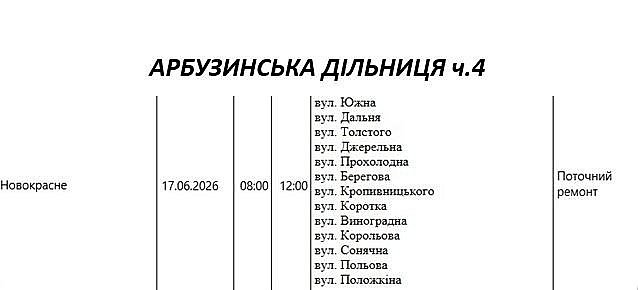 Массовые отключения электричества в Николаевской области: где и когда не будет света Массовые отключения электричества в Николаевской области: где и когда не будет света