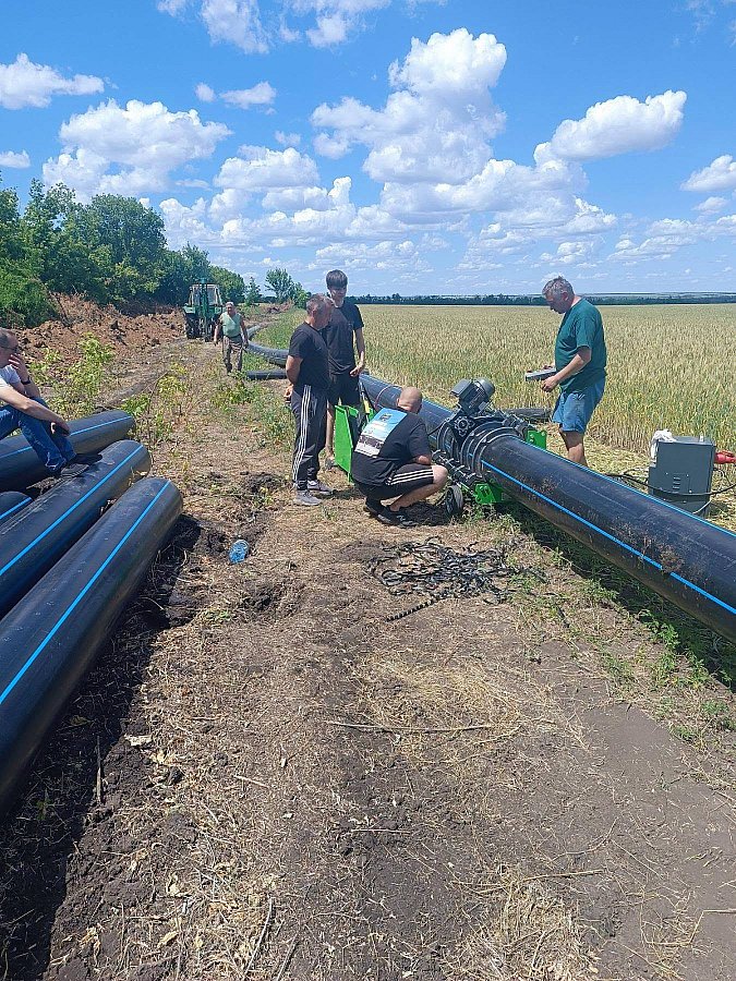 На Миколаївщині прокладають ще один новий водопровід (фото) На Миколаївщині прокладають ще один новий водопровід (фото)