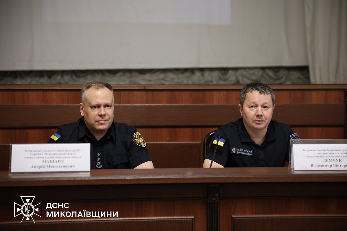Личному составу ГСЧС Николаевской области представили нового начальника Личному составу ГСЧС Николаевской области представили нового начальника