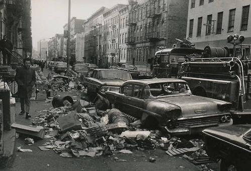 Забастовка мусорщиков. Нью-Йорк, 1968 г. ФОТО