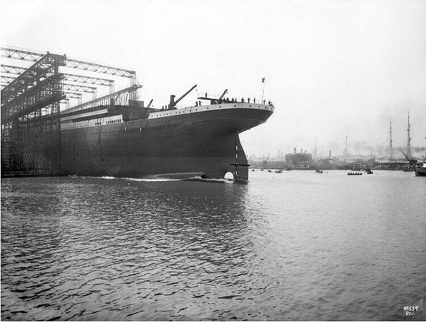 Запуск Титаника, 31 мая 1911г. ФОТО