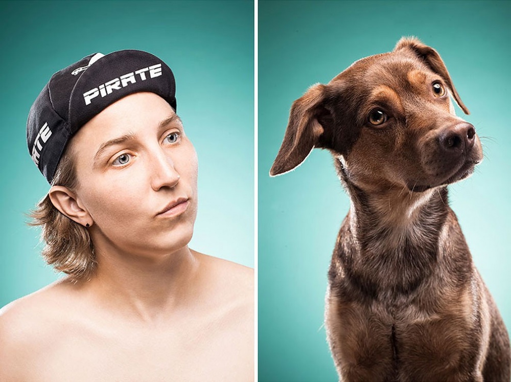 Фотографии собак и их владельцев, похожих как две капли воды. ФОТО
