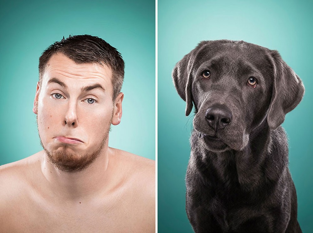Фотографии собак и их владельцев, похожих как две капли воды. ФОТО