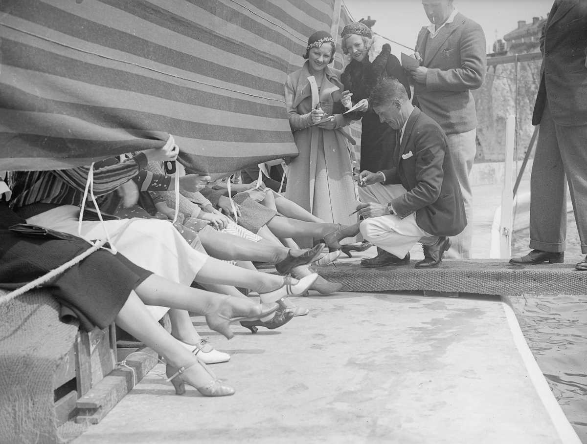 Конкурсы на самые красивые женские лодыжки в 1930-1950-е годы.ФОТО
