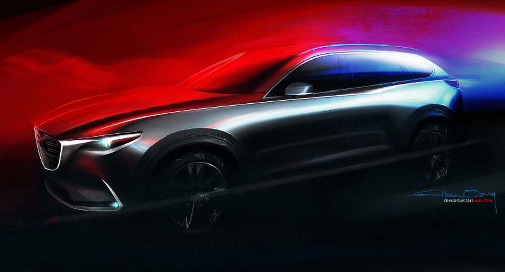 Новая большая Mazda: премьера состоится через неделю