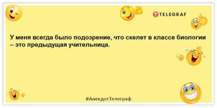 анекдоты про учительницу