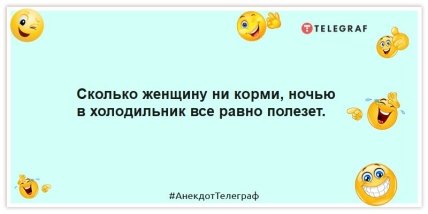 Анекдоты про женщин - Сколько женщину ни корми, ночью в холодильник все равно полезет.