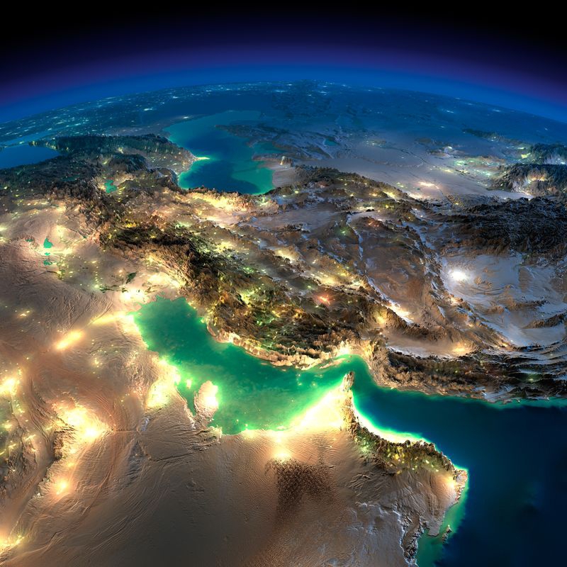 Земля в ночное время: потрясающие фото из космоса