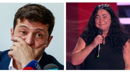 Президент України Володимир Зеленський та зрадниця