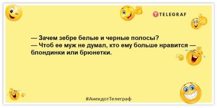 анекдот про зебру