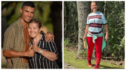 Роналду з мамою та сестрою