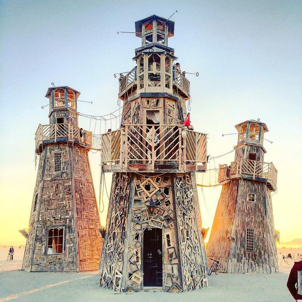 Начался фестиваль Burning Man 2017