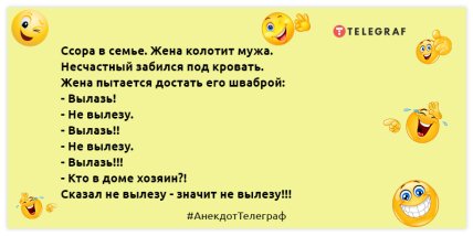 Никогда не смей винить себя в том, в чём можно обвинить кого-то ещё: анекдоты для хорошего настроения Никогда не смей винить себя в том, в чём можно обвинить кого-то ещё: анекдоты для хорошего настроения