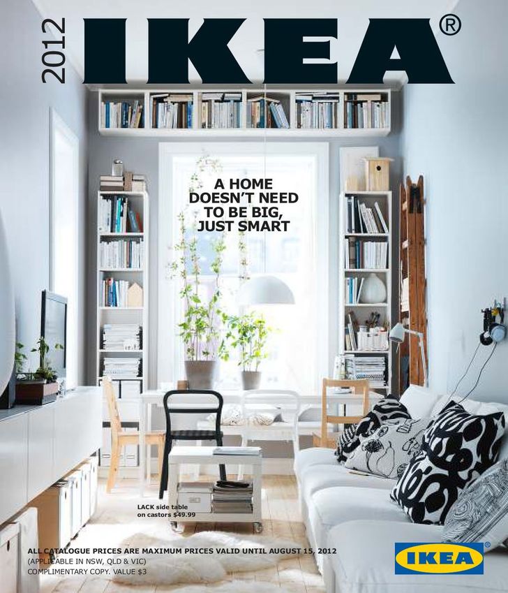 Ці обкладинки каталогів IKEA демонструють, як мода змінювалася на інтер\