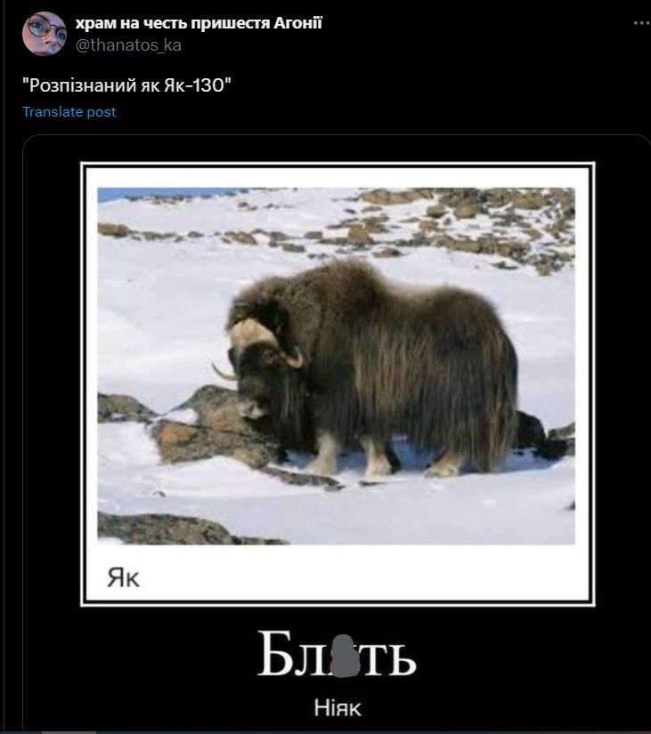 \"Картопляне вторгнення\": соцмережі вибухнули мемами через білоруський Як-130 в Україні  \"Картопляне вторгнення\": соцмережі вибухнули мемами через білоруський Як-130 в Україні
