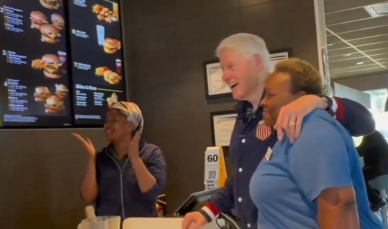 Билла Клинтона не узнали в McDonald's Билла Клинтона не узнали в McDonald's