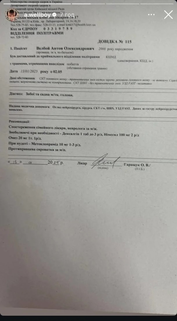 Wellboy розповів про побиття Wellboy розповів про побиття
