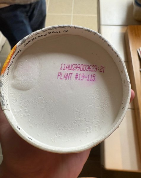 Морозиво 1999 року Морозильна камера, десерт, сорбет, десерт 1990-х років, холодильник, незвичайна знахідка, старі продукти, старе морозиво