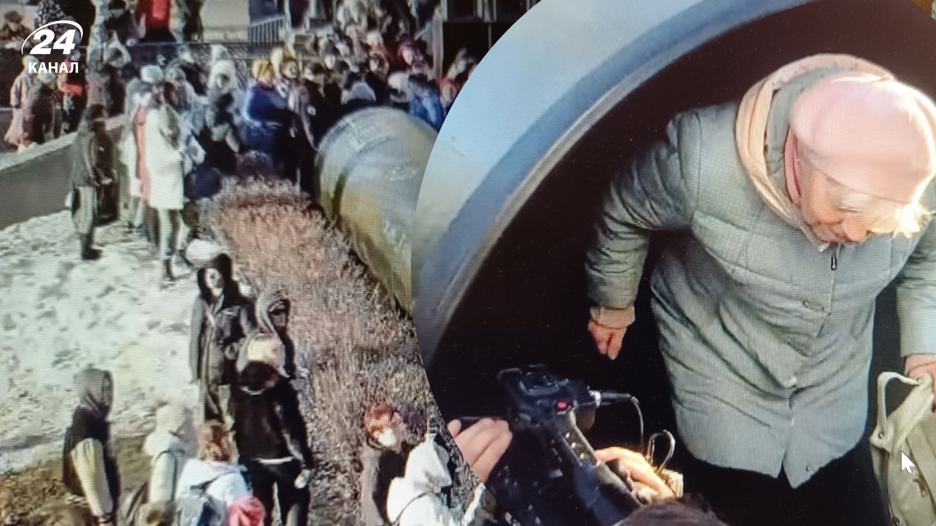 Віряни в Росії ходять через символічну трубу Віряни в Росії ходять через символічну трубу