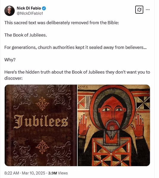 книга ювілеїв книга ювілеїв, стародавній текст