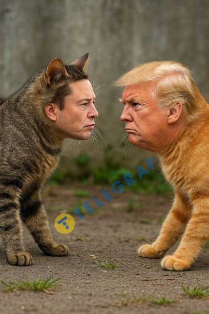 Як би виглядала сварка Трампа й Маска, якби вони були... котами (кумедні фотожаби) Як би виглядала сварка Трампа й Маска, якби вони були... котами (кумедні фотожаби)