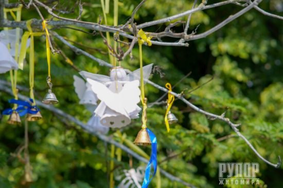 «Тиша, що говорить»: У Житомирі вшанували пам’ять дітей, загиблих у війні «Тиша, що говорить»: У Житомирі вшанували пам’ять дітей, загиблих у війні