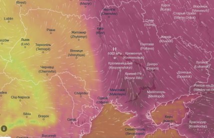Погода 10 липня, прогноз Ventusky