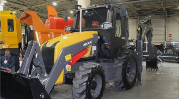 В Києві представили броньований екскаватор-навантажувач Mecalac TLB870 В Києві представили броньований екскаватор-навантажувач Mecalac TLB870
