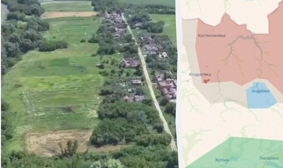 Військові показали, як тепер виглядає прикордонна Кіндратівка (відео) Військові показали, як тепер виглядає прикордонна Кіндратівка (відео)