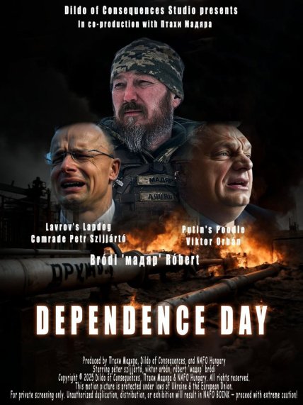 Меми про реакцію Угорщини на удари ЗСУ по Дружбі