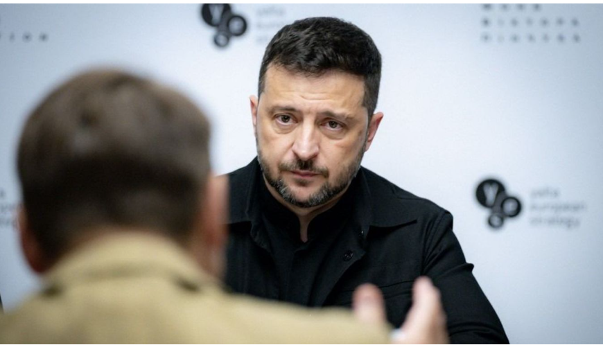 Відчайдушне інтерв'ю: Зеленський каже, що Путін перемагає лише на саміті на Алясці Відчайдушне інтерв'ю: Зеленський каже, що Путін перемагає лише на саміті на Алясці