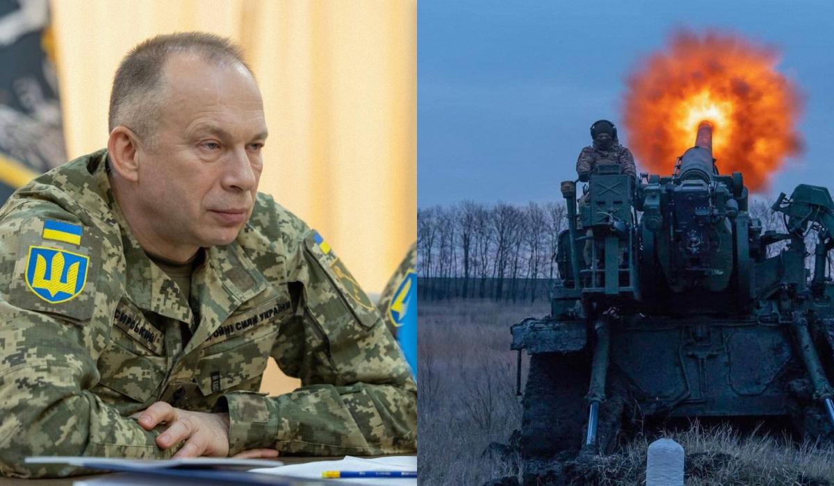 головнокомандувач ЗСУ Олександр Сирський / колаж УНІАН, фото CinC AF of Ukraine, Генштаб ЗСУ головнокомандувач ЗСУ Олександр Сирський / колаж УНІАН, фото CinC AF of Ukraine, Генштаб ЗСУ